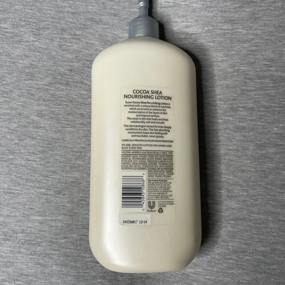 Suave Skin Solutions Cocoa Shea Butter Nourishing Body Lotion
